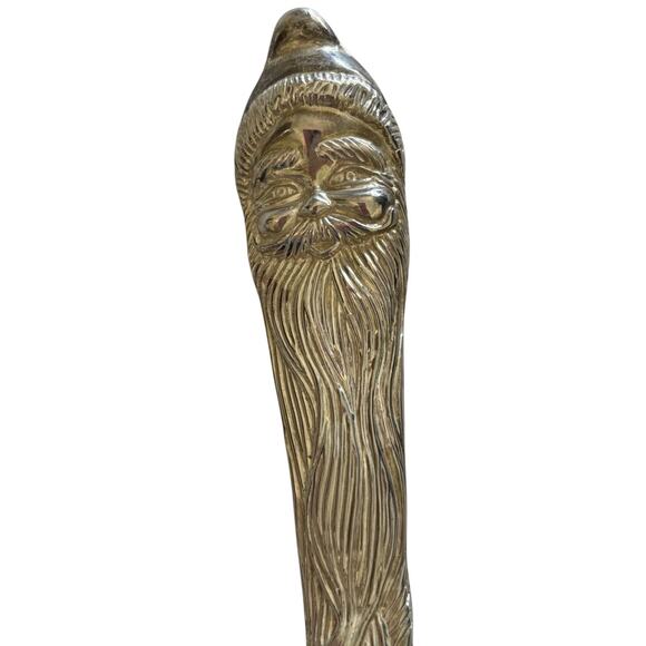 INTERNATIONAL SILVER Santa Claus Salad Serving Set Spoon Fork Christmas - Picture 4 of 5